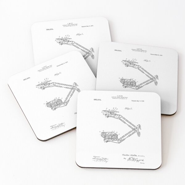 Item preview, Sanitary Dental Bracket 1910 patent designed and sold by InkedArtPrints.