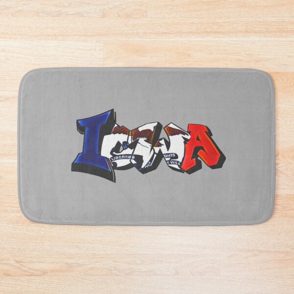 Item preview, Graffiti Muscle Iowa Flag "Iowa" graffiti designed and sold by Dude  Stuff.