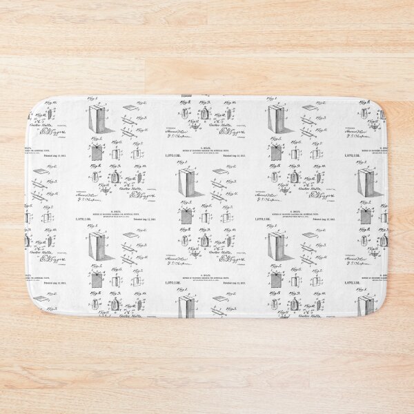 Item preview, Method of Producing Backing for Artificial Teeth 1913 patent designed and sold by InkedArtPrints.