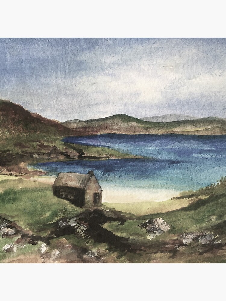 "Vintage Achill Island, Ireland" Acrylic Block for Sale by