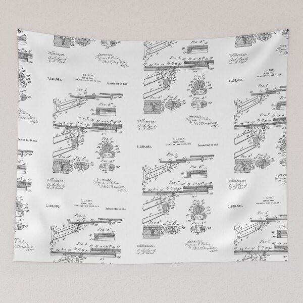 Item preview, Dental Tray 1915 patent designed and sold by InkedArtPrints.