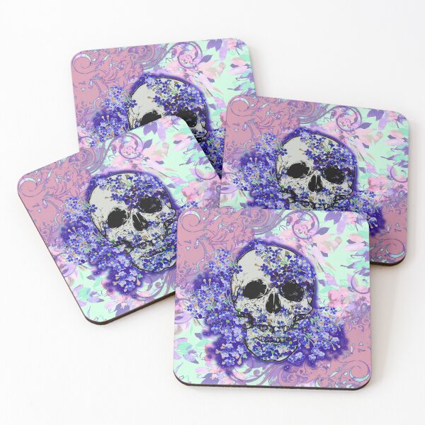 Item preview, Flowered Skull designed and sold by incarnations.