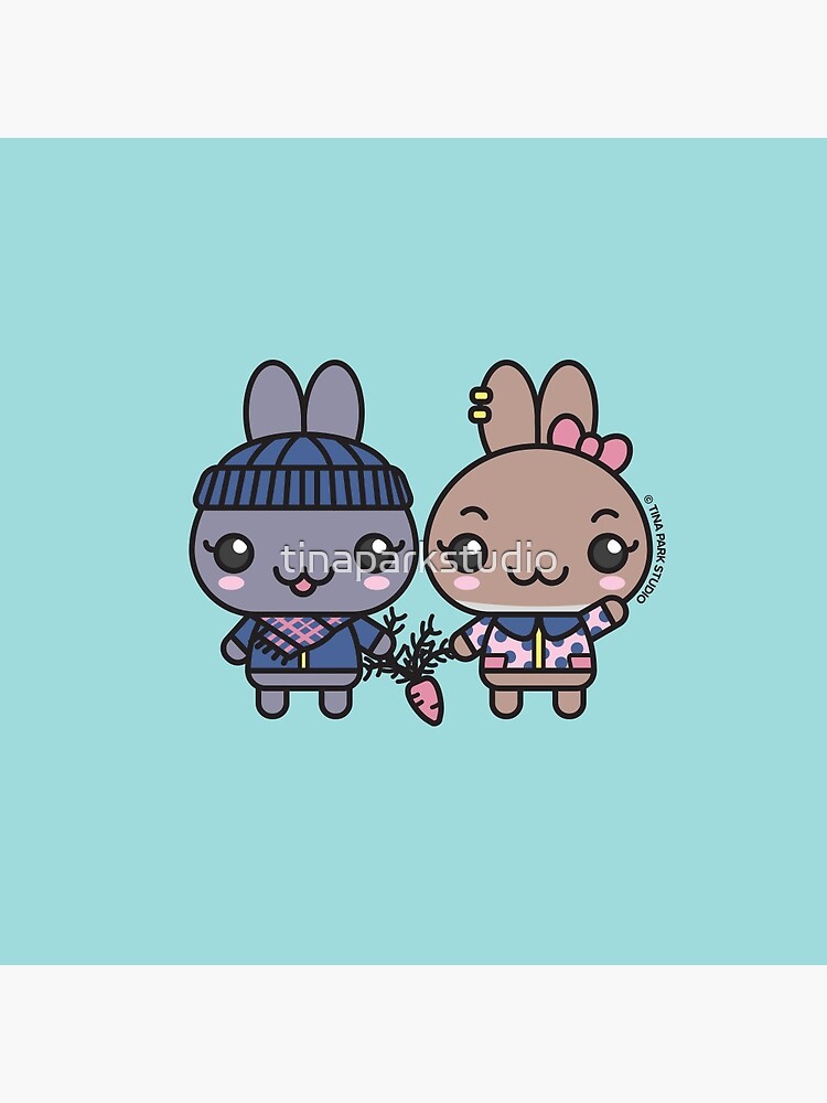 Meeko and Bambi Rabbits by tinaparkstudio
