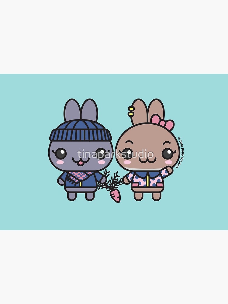 Meeko and Bambi Rabbits by tinaparkstudio