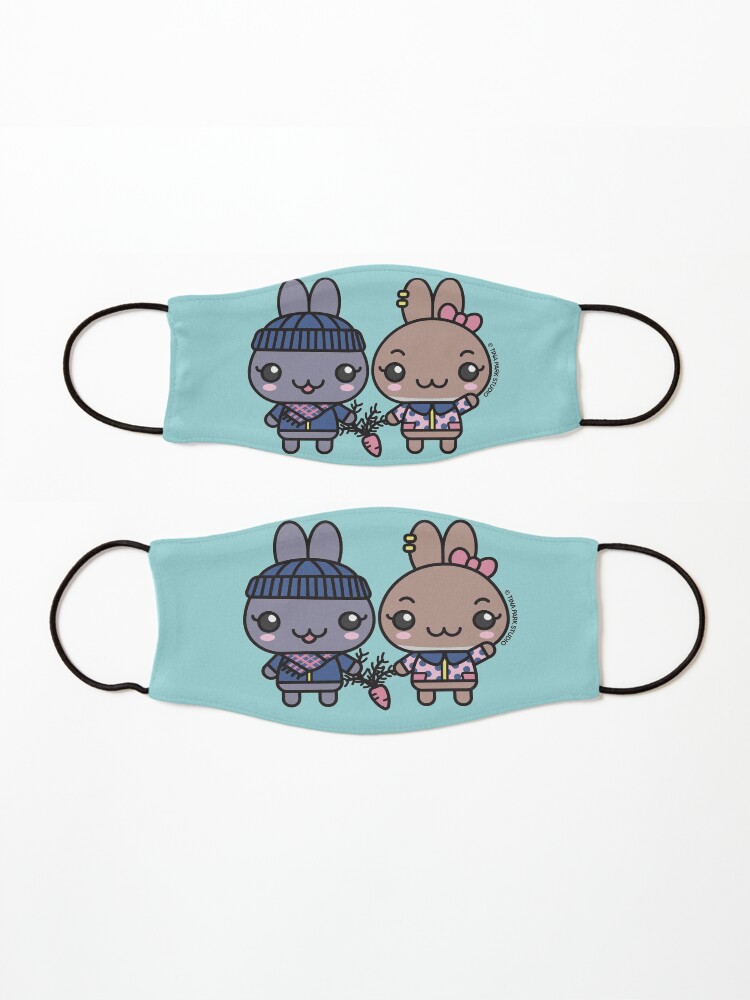 Alternate view of Meeko and Bambi Rabbits Mask