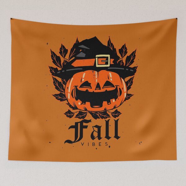 Item preview, Fall Vibes Halloween Jack o Lantern designed and sold by WriteThatDown.