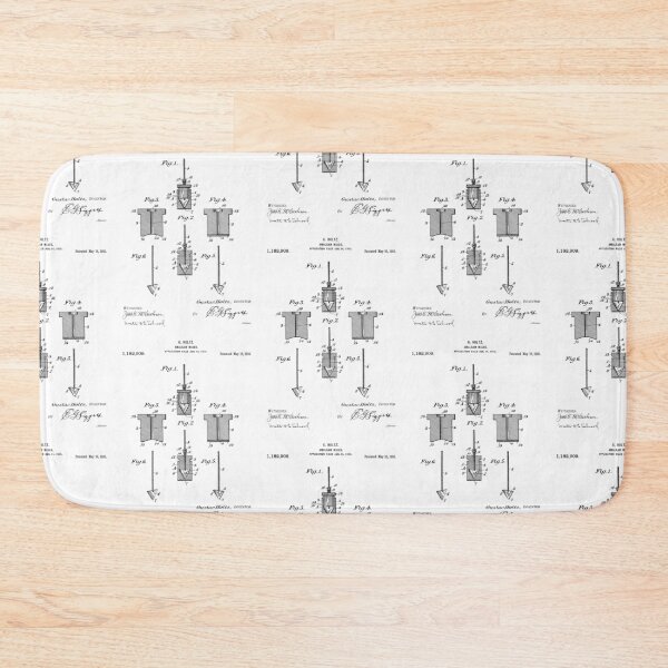 Item preview, Amalgam Mixer 1916 patent designed and sold by InkedArtPrints.