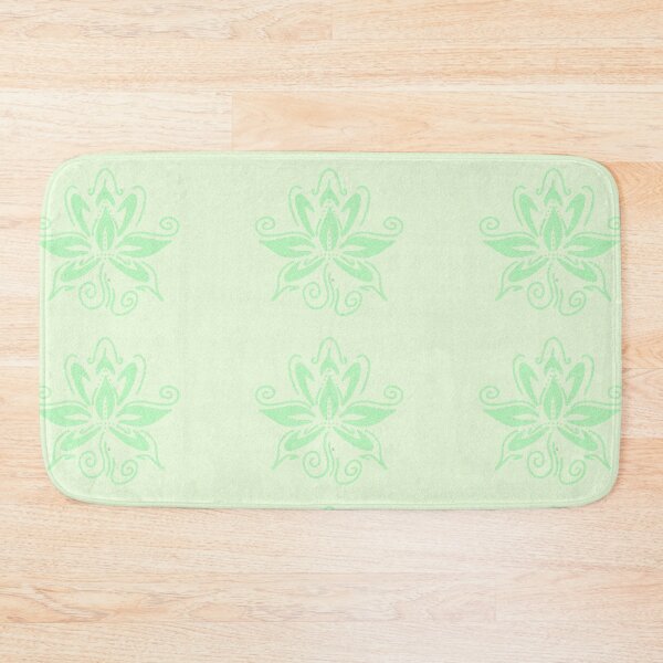Item preview, Green flower and repeated pattern designed and sold by BV-creas.