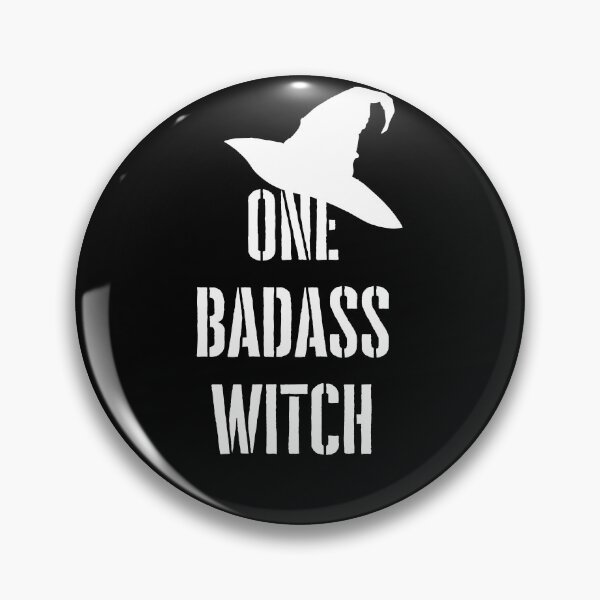 Item preview, One badass witch Sassy witch quote For Halloween  designed and sold by WearwhatUthink.