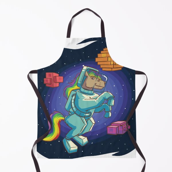 Item preview, Astronaut Horse in Voxel Land designed and sold by MissCookieFairy.