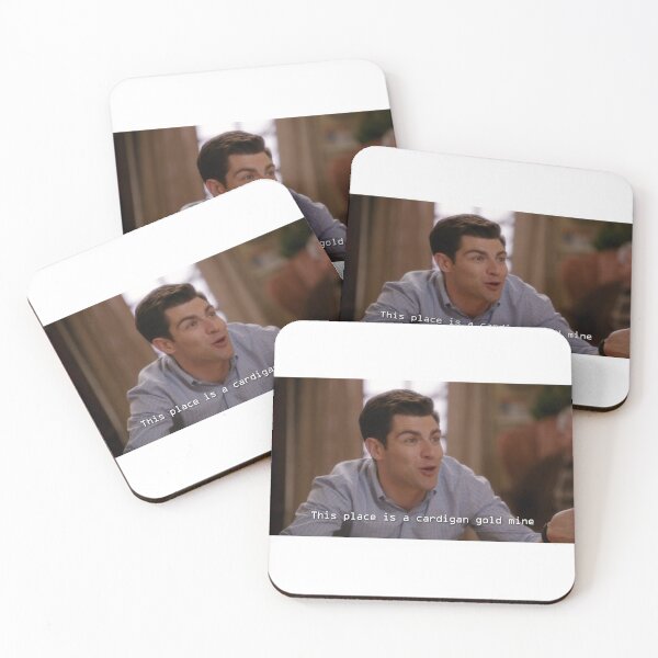 Item preview, New Girl - Schmidt: This place is a cardigan gold mine designed and sold by Jack Schlaack.