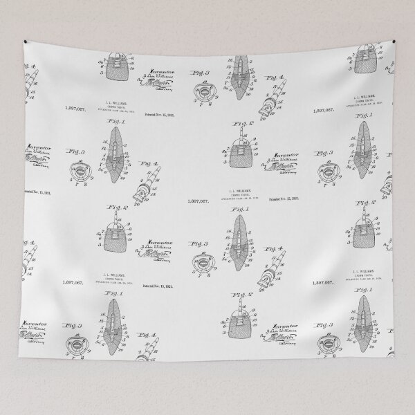 Item preview, Crown Tooth 1921 patent designed and sold by InkedArtPrints.