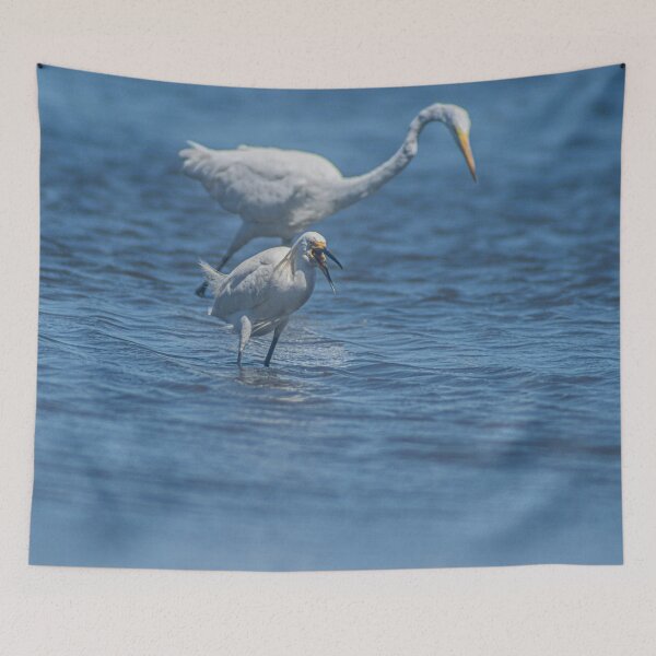 Item preview, Snowy Egret and Great egret 3 designed and sold by KensLensDesigns.