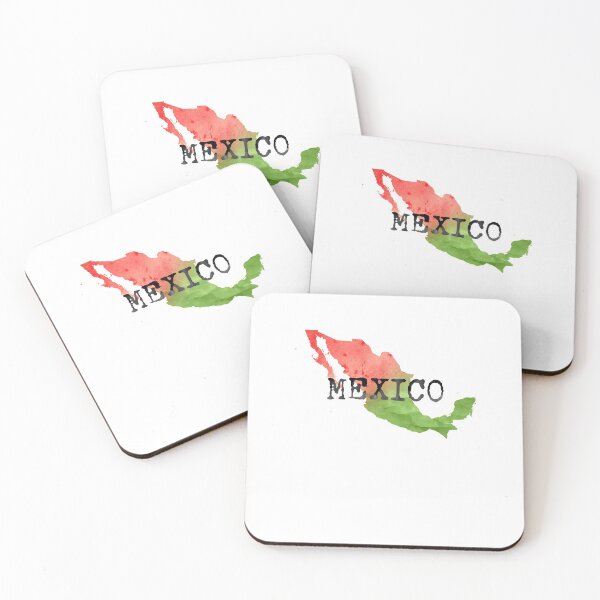 Item preview, Mexico Map Watercolor Flag Travel designed and sold by sharedipmemes.