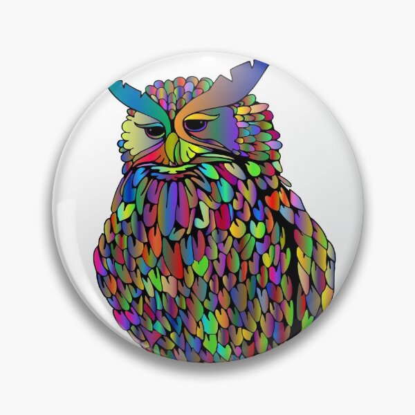 Item preview, Owls - Three Stained Glass Style designed and sold by ittybittyowl.