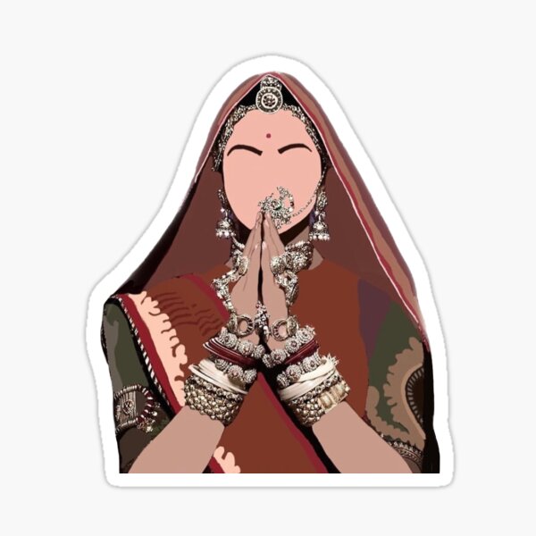 deepika padukone from padmaavat Sticker