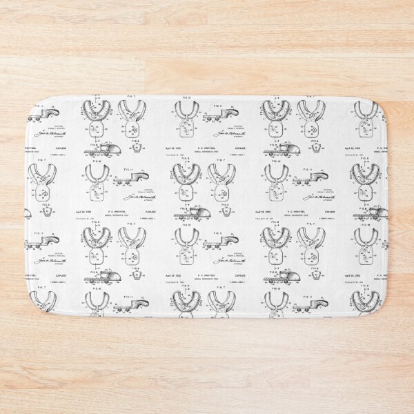 Item preview, Dental Impression Tray 1952 patent designed and sold by InkedArtPrints.