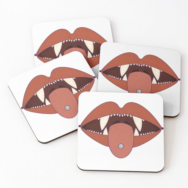 Item preview, Fangs and Tongue Piercing designed and sold by camjades.