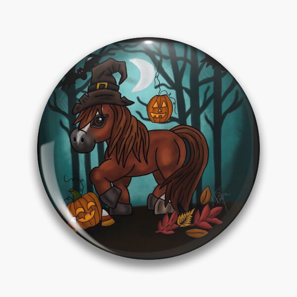 Item preview, Halloween Pony (1) - Customizable Horse Color designed and sold by RogueAnimals.