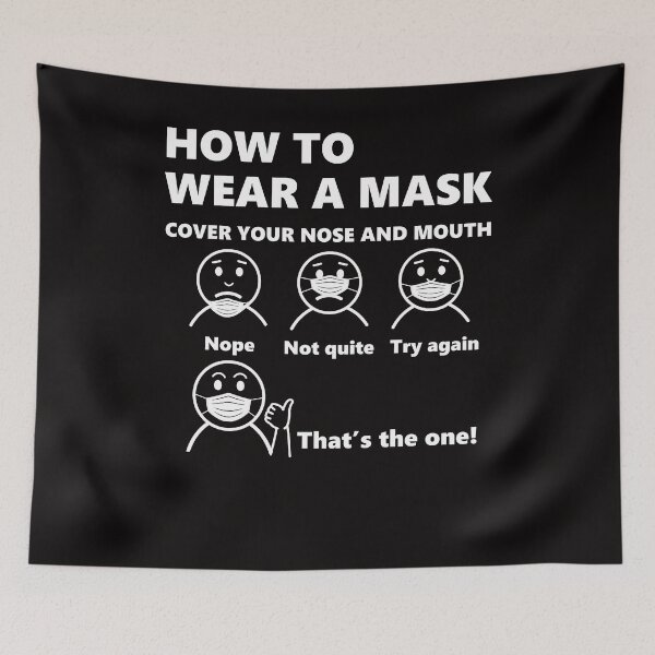 Item preview, how to wear a mask designed and sold by OzyManDiaS90.
