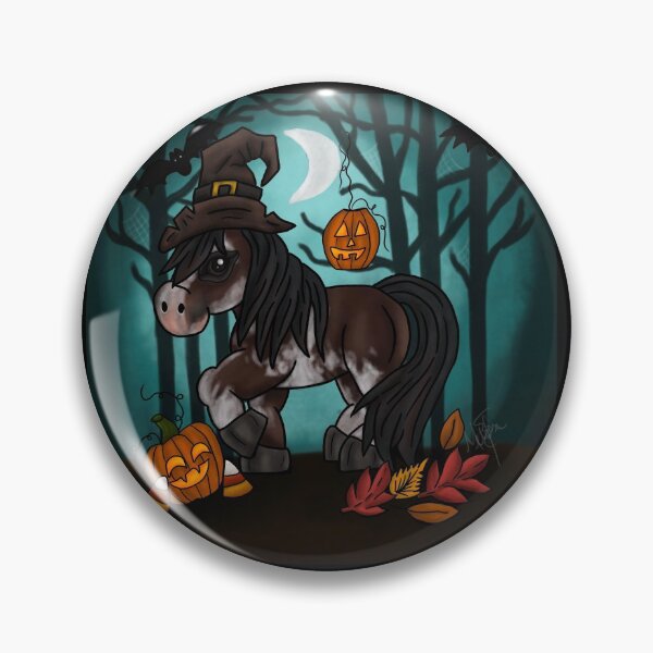 Item preview, Halloween Pony (2) - Customizable Horse Color designed and sold by RogueAnimals.
