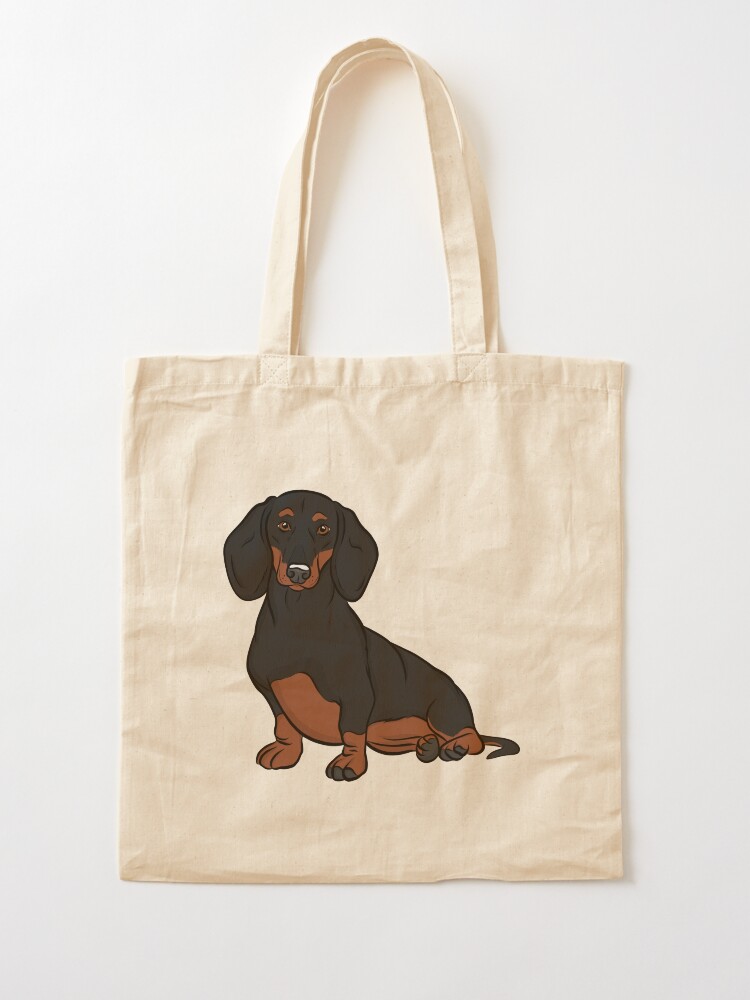 Dachshund Tote Bag - Tan Dachshund Tote Bag - Tan