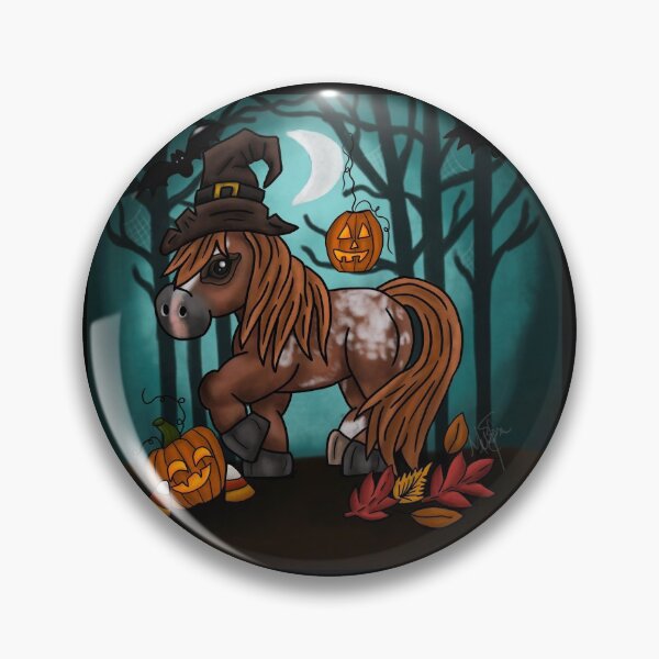 Item preview, Halloween Pony (3) - Customizable Horse Color designed and sold by RogueAnimals.