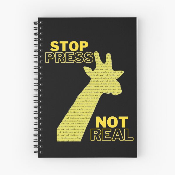 Item preview, Giraffes Not Real Stop Press!! designed and sold by DesignsofNote.