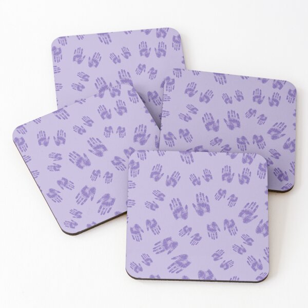 Item preview, Handprints violet designed and sold by Kamiri.
