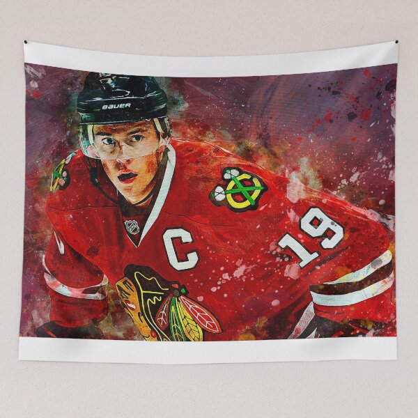 Item preview, Jonathan Toews Blackhawks Mixed Media designed and sold by Pixel Drip.