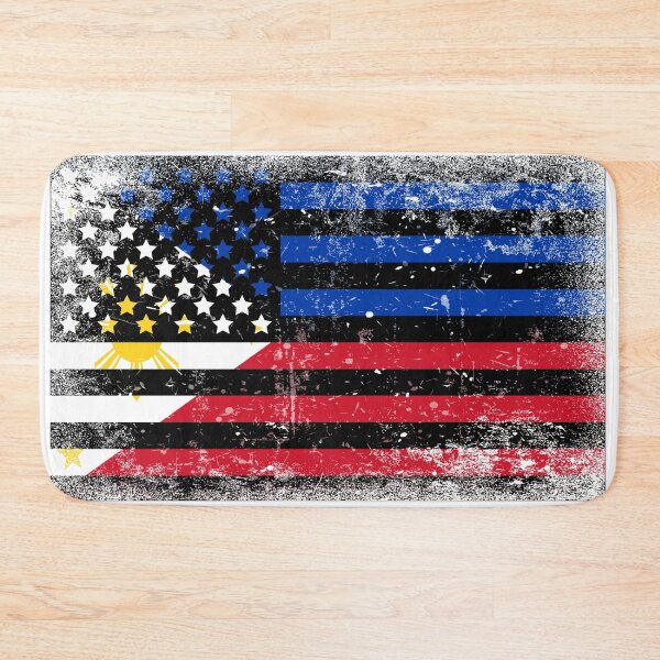 Item preview, US-Philippines Distressed Flag designed and sold by Stoopiditees by The Golden Age of Stoopid.