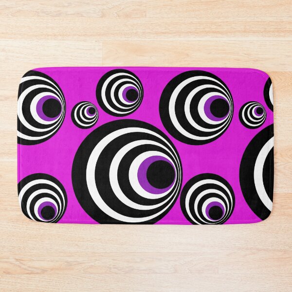 Item preview, Optical Illusions, Visual Phenomena, circle pattern, pink version designed and sold by marina63.