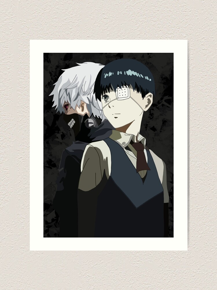 Tokyo Ghoul Ken Kaneki Fan Art Art Print Minimalistic Design Art Print By Kikkisco Redbubble