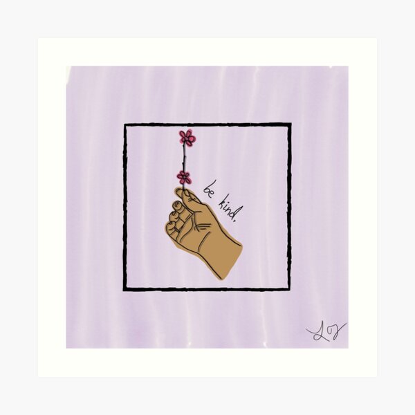 Be kind Art Print