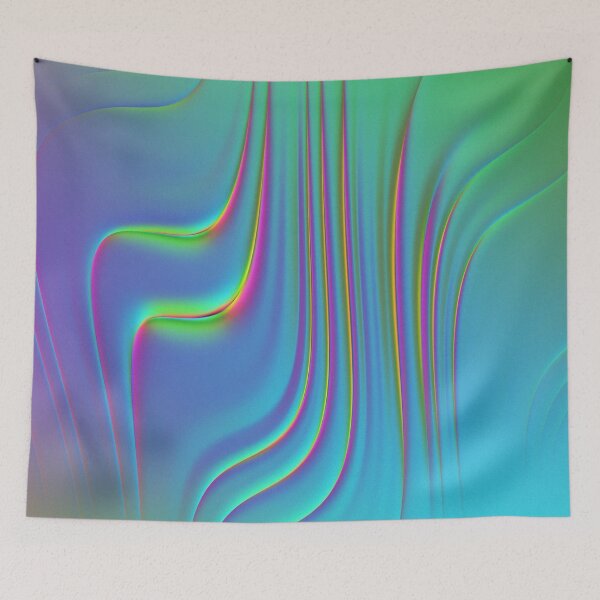 Item preview, Holographic Abstract Waves - Creek designed and sold by ztohney.