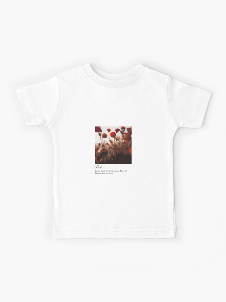 Red - Taylor Swift Kids T-Shirt by nd-creates