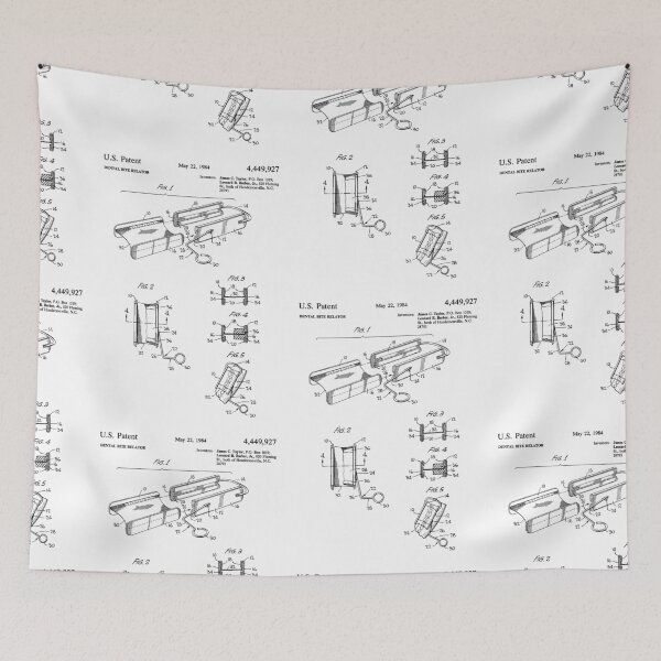 Item preview, Dental Bite Relator 1984 patent designed and sold by InkedArtPrints.