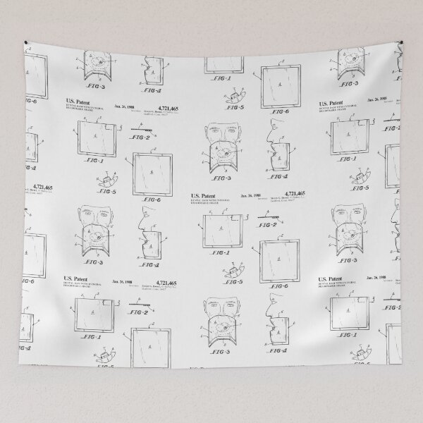Item preview, Dental Dam with Integral Deformable Frame 1988 patent designed and sold by InkedArtPrints.