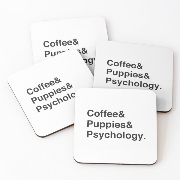 Item preview, Coffee and Puppies and Psychology designed and sold by jazzydevil.