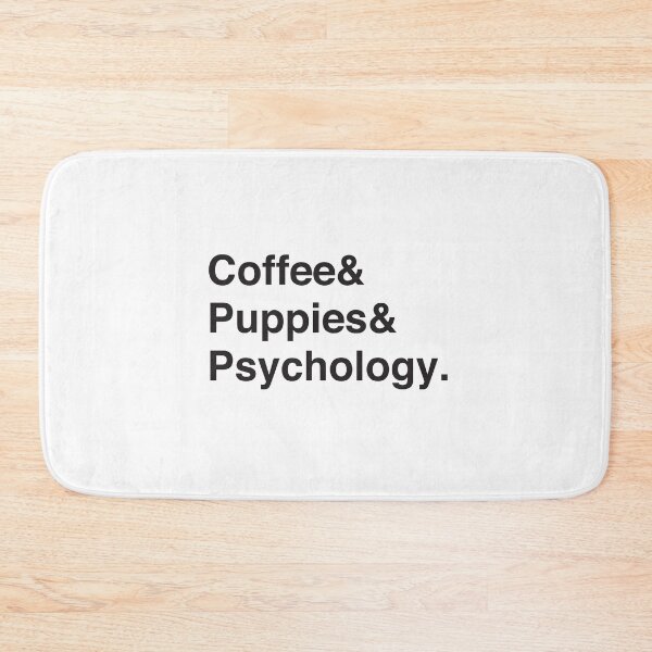 Item preview, Coffee and Puppies and Psychology designed and sold by jazzydevil.