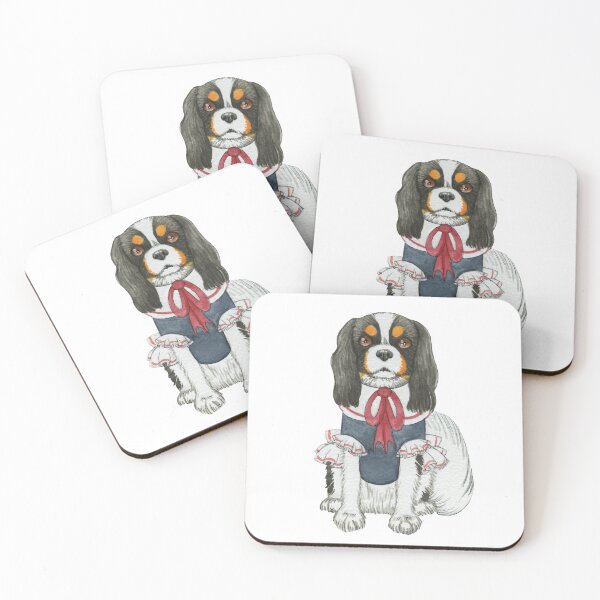 Item preview, Cavalier King Charles Spaniel - Tri wearing a Blouse designed and sold by jollyinu.