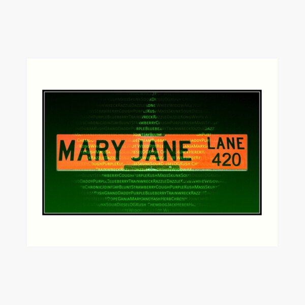 Mary Jane Lane 420 Art Print