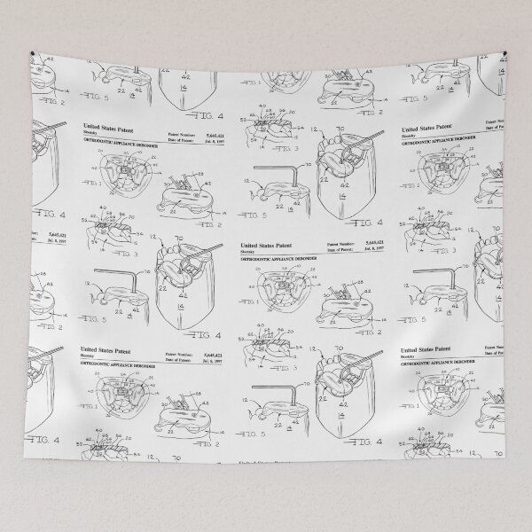 Item preview, Orthodontic Appliance Debonder 1997 patent designed and sold by InkedArtPrints.