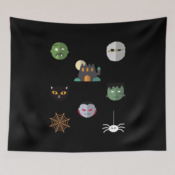 Item preview, Monsters in the Haunted House - Halloween Monsters - Sticker Pack by Boo-da-chay designed and sold by Boo-da-chay.