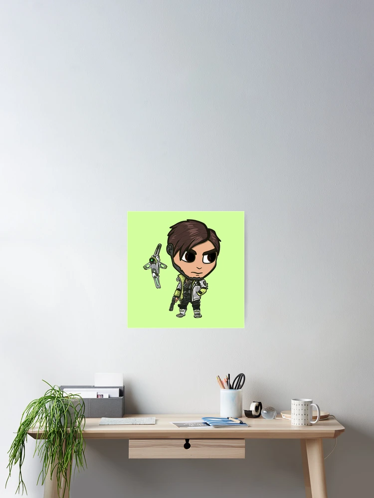 Aperçu 2 sur 3. Poster avec l'œuvre Crypto créée et vendue par RynTheArtist.