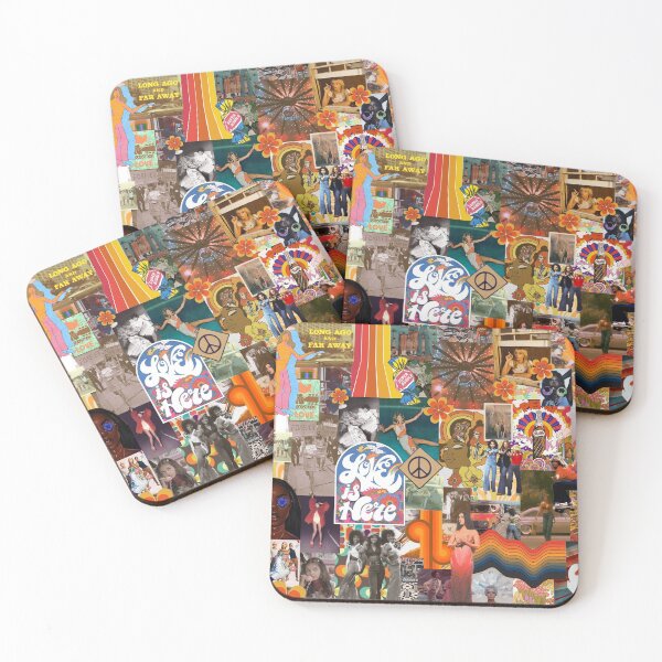 Item preview, '70s Art Collage !! (Orange) designed and sold by Margaret Bone.
