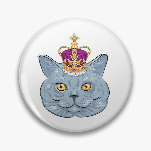 Item preview, Crowned cat designed and sold by Sasha-Arts.