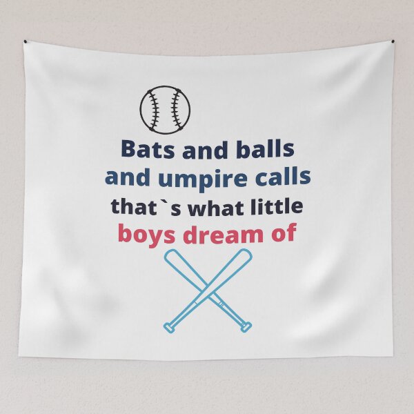 Item preview, bats and balls and umpire calls that's what little boys dream of shirt,Baseball,Baseball shirt,softball shirt designed and sold by BousboulaStorie.