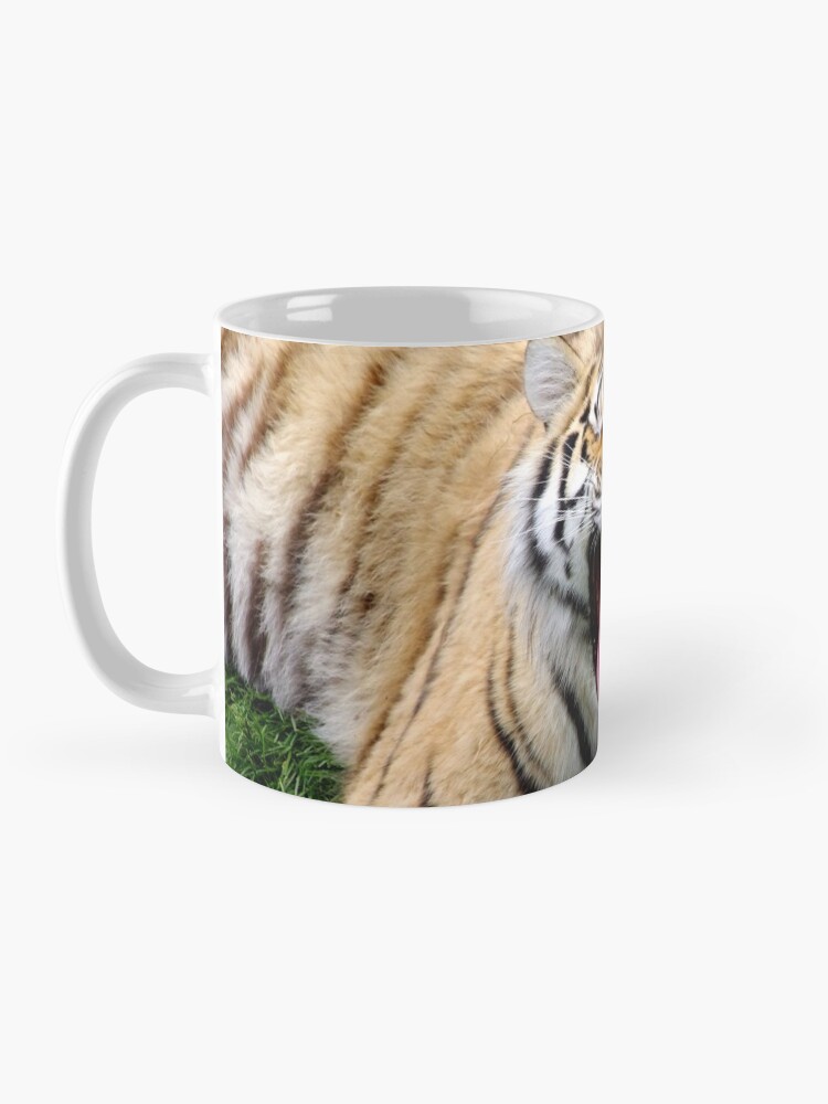 Alternate view of yawning tiger 1 Mug