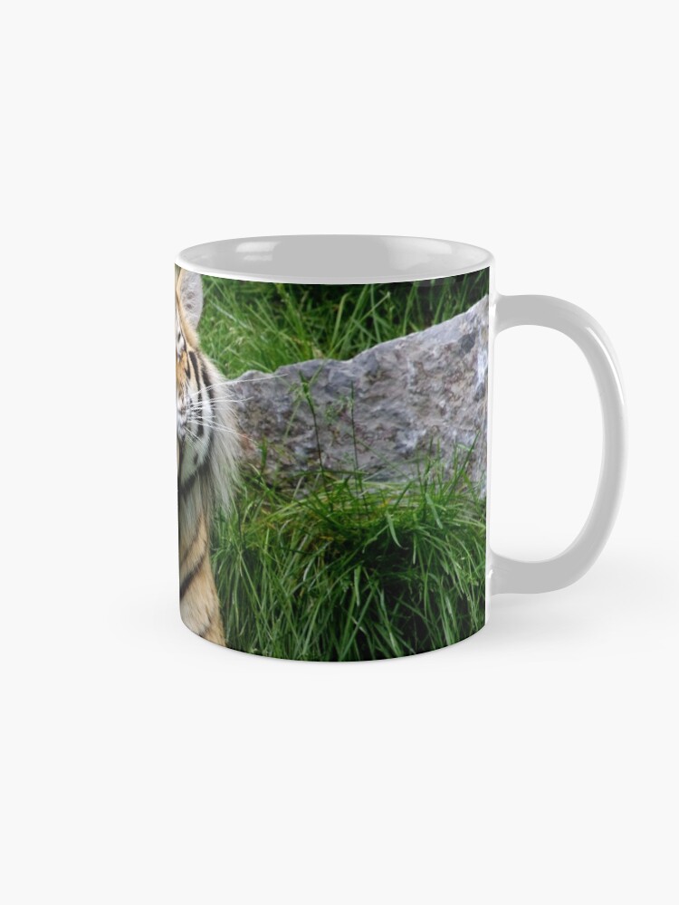 Alternate view of yawning tiger 1 Mug